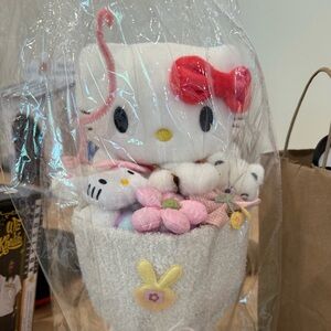 Hello Kitty Plush with Pink and White Accents